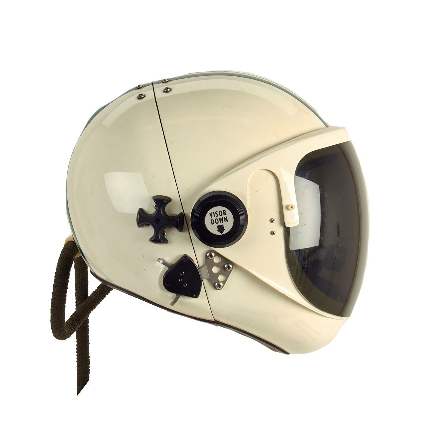 clamshell motorcycle helmet Original Vietnam War Era US Navy Rare HGU-20/P Clamshell Fighter Pilot – International Military Antiques