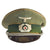 Original German WWII Service Used Army Heer Infantry EM/NCO Schirmmütze Visor Crush Cap Original Items