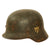 Original German WWII Army Heer M40 Single Decal Steel Helmet with Service Wear & Dirt - stamped SE64 Original Items