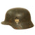 Original German WWII Army Heer M40 Single Decal Steel Helmet with Service Wear & Dirt - stamped SE64 Original Items