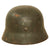 Original German WWII Army Heer M40 Single Decal Steel Helmet with Service Wear & Dirt - stamped SE64 Original Items