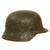 Original German WWII Army Heer M40 Single Decal Steel Helmet with Service Wear & Dirt - stamped SE64 Original Items