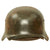 Original German WWII Service Used M40 Single Decal Army Heer Helmet with 56cm Liner & Chinstrap - ET64 Original Items