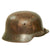 Original German WWII Service Used M40 Single Decal Army Heer Helmet with 56cm Liner & Chinstrap - ET64 Original Items