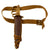 Original U.S. WWI/WWII Named Model 1918 Mark 1 Trench Knife “Paratrooper” Modified with 44th Infantry Division Marked Custom Leather Scabbard - Au Lion Original Items