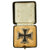 Original German WWII Cased Iron Cross First Class 1939 - EKI - Unmarked Original Items