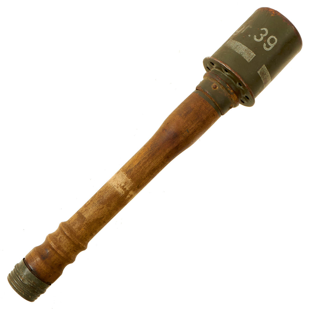 Original German WWII Nb-Hgr 39 Inert Smoke Stick Grenade by Richard Rinker - Dated 1940 Original Items