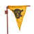 Original German WWII Pioneer Troops Mine & Gas Warning Flag Set with Carry Case Original Items