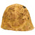 Original U.S. WWII Service Worn 1942 Fixed Bale M1 Helmet with 2nd Pattern USMC HBT Camouflage Cover and Named Westinghouse Liner Original Items