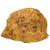Original U.S. WWII Service Worn 1942 Fixed Bale M1 Helmet with 2nd Pattern USMC HBT Camouflage Cover and Named Westinghouse Liner Original Items