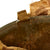Original U.S. WWII Service Worn 1942 Fixed Bale M1 Helmet with 2nd Pattern USMC HBT Camouflage Cover and Named Westinghouse Liner Original Items