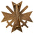 Original German WWII War Merit Cross KvK 1st Class in Silver by Julius Bauer Söhne Original Items
