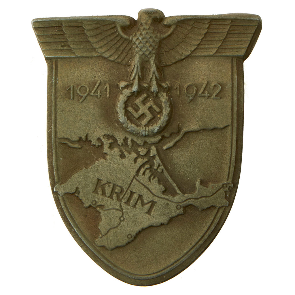 Original German WWII Crimea Krim Shield Decoration - Krimschild Original Items