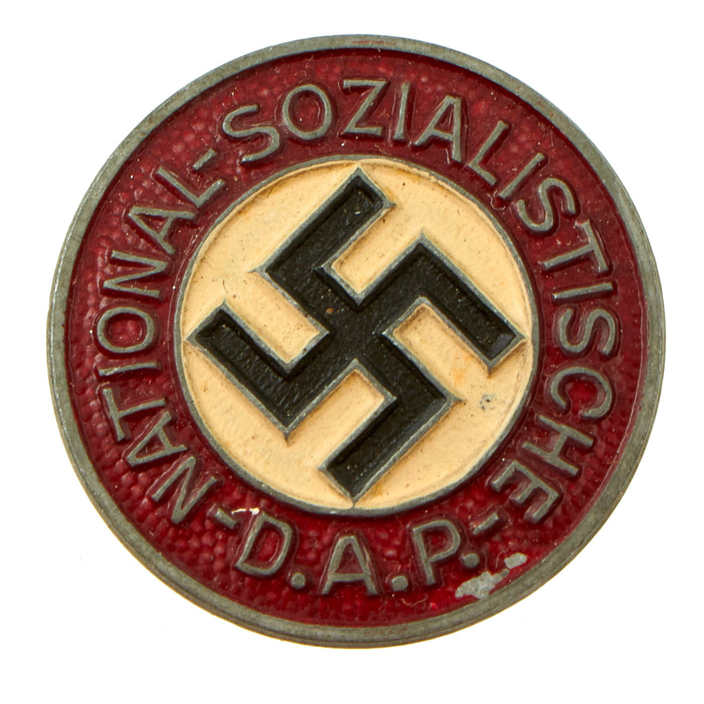 Original German NSDAP Party Enamel Membership Badge Pin by F. W. Assmann & Söhne - RZM M1/17 Original Items