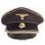 Original German WWII SS Allgemeine Officer Schirmmütze Visor Cap Original Items