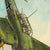 Original Artwork: Framed 1966 Dated Realistic Painting of WWII German Junkers Ju 87 Stuka by Uwe Feist - 23 7/9” x 19 ⅛” UV Light Protected Frame Original Items