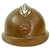 Original Belgian WWII Model 1926 Adrian Infantry Helmet with Lion Badge & Liner Original Items