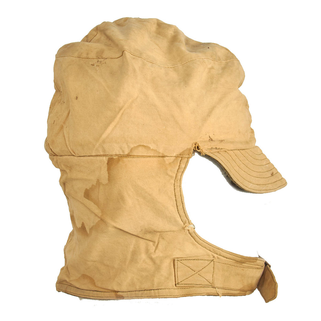 Original U.S. WWII M1937 Winter Cap With Buckle Original Items