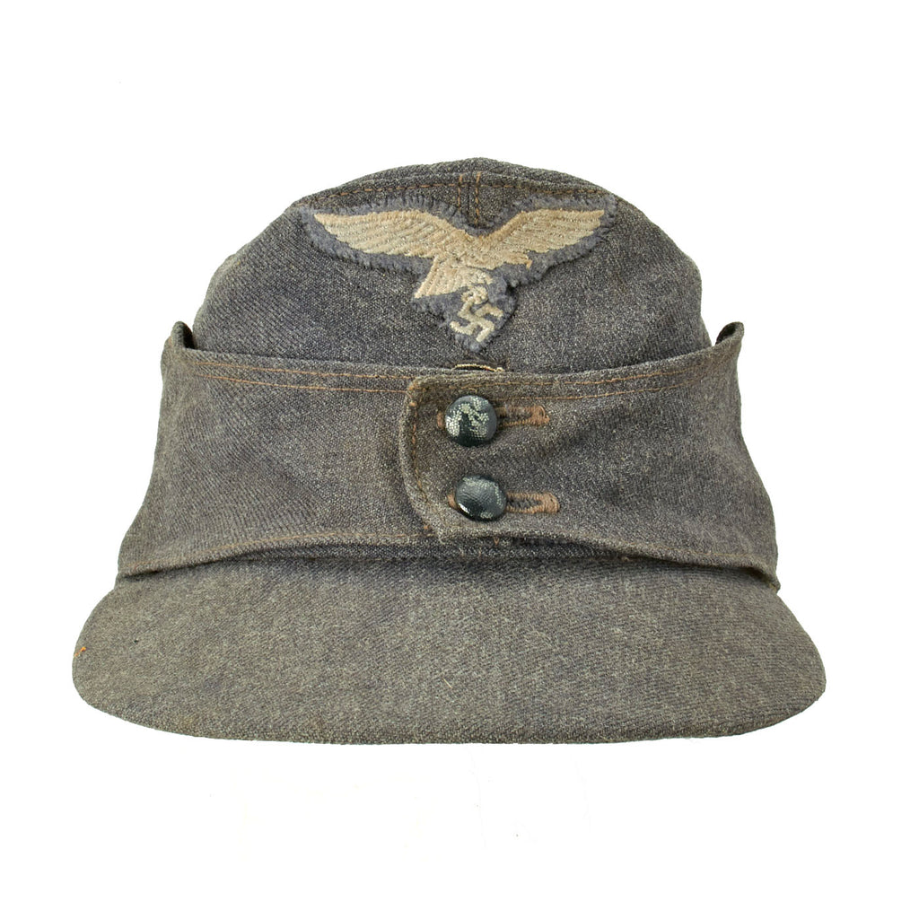 Original German WWII Luftwaffe M43 Einheitsmütze Wool Field Cap - size 58cm Original Items