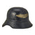 Original German WWII M38 Luftschutz Beaded Gladiator Air Defense Helmet with 55cm Liner - Dated 1938 Original Items