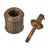 Original Japanese WWII Type 97 Inert Fragmentation Hand Grenade with Fuse & Detonator Tube - dated 1940 & 1942 Original Items