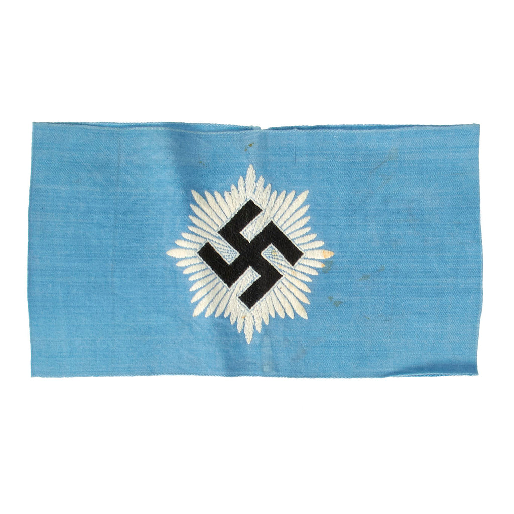 Original German WWII 2nd Pattern Reichsluftschutzbund (RLB) Armband - National Air Raid Protection League Original Items