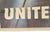 Original U.S. WWII United we are strong United we will win Extra Large Poster - OWI Poster No. 64 - 55” x 40” Original Items