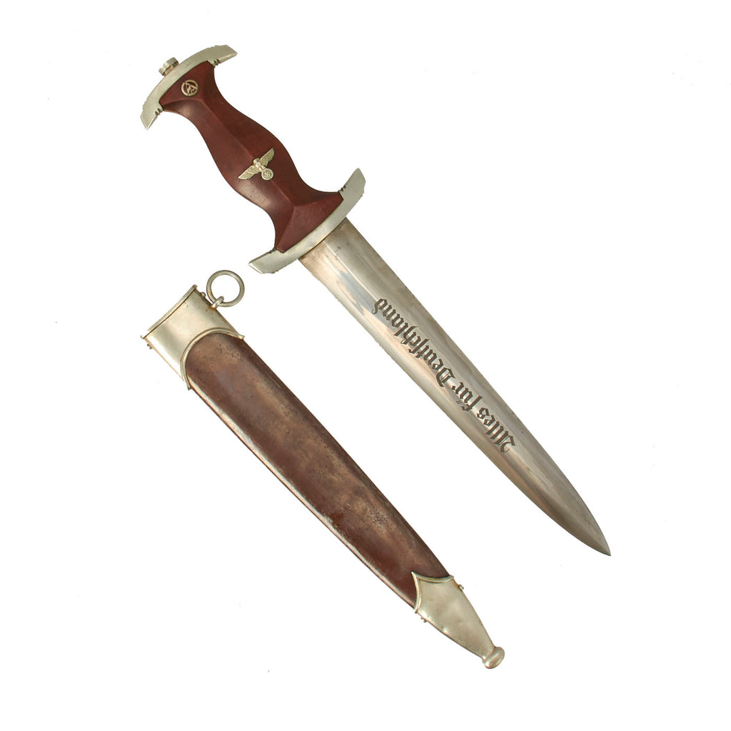 Original German WWII Early SA Dagger by Carl Eickhorn of Solingen - Possible Ground Röhm Signature Original Items