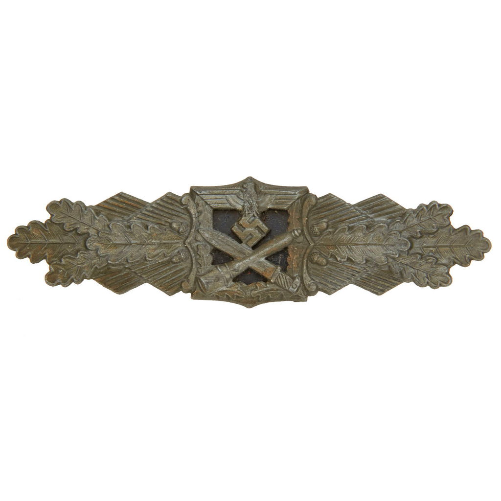 Original German WWII Close Combat Clasp in Bronze by FEC. W. E. Peekhaus - Josef Feix & Söhne 2nd Pattern Nahkampfspange Original Items