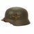 Original German WWII M40 Single Decal Luftwaffe Helmet by Quist with Size 60cm Liner - Q68 Original Items