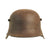 Original Imperial German WWI Battle Damaged Named M16 Stahlhelm Army Helmet Shell with Liner - marked ET66 Original Items
