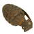 Original U.S. WWII Inert MkII Pineapple Grenade with Yellow Ring & Fuze Original Items