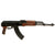 Original U.S. Vietnam War Era AK-47 AKMS Hard Rubber Duck Training Rifle - Removed Buttstock Original Items