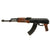 Original U.S. Vietnam War Era AK-47 AKMS Hard Rubber Duck Training Rifle - Removed Buttstock Original Items
