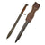 Original German WWI M1898/05 n/A Butcher Sawback Bayonet by Fichtel & Sachs dated 1917 with Steel Scabbard & Frog Original Items