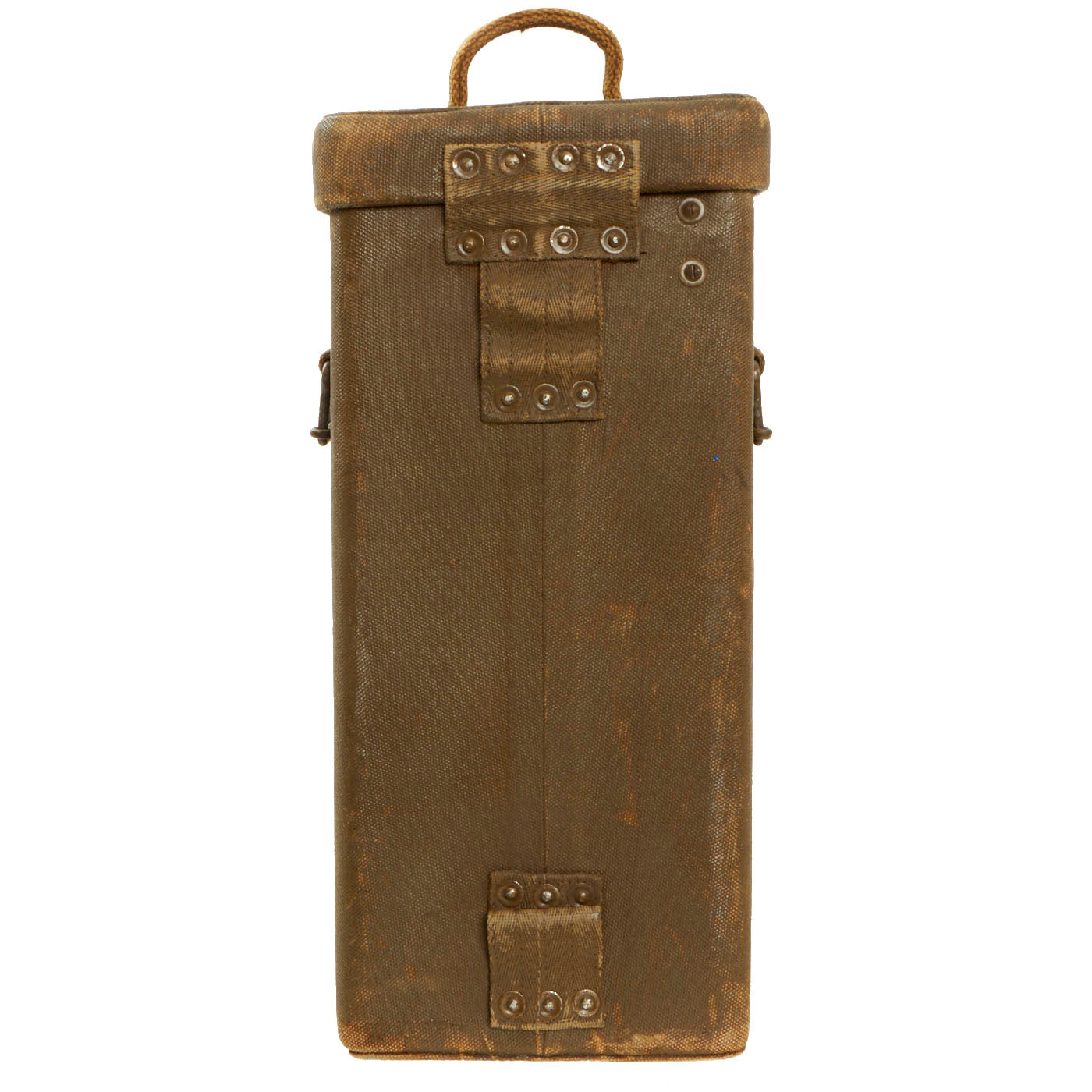 旧日本軍　近衛騎兵連隊槍旗　 収納筒付き Original Japanese WWII Nikko 8 x 6 Rabbit Ear Small Artillery