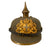 Original Imperial German WWI Bavarian M1895 Infantry Ersatz Felt Pickelhaube Spiked Helmet - Filzhelm Original Items