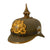 Original Imperial German WWI Bavarian M1895 Infantry Ersatz Felt Pickelhaube Spiked Helmet - Filzhelm Original Items