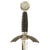 Original German WWII Early Luftwaffe Officer Sword by WKC with Scabbard - Nickel Plated Blade Original Items