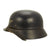 Original German WWII Luftschutz Civil Air Defense Beaded M35 Helmet marked EF64 Original Items