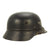 Original German WWII Luftschutz Civil Air Defense Beaded M35 Helmet marked EF64 Original Items