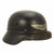 Original German WWII Luftschutz Civil Air Defense Beaded M35 Helmet marked EF64 Original Items