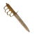 Original U.S. WWI Model 1918 Mark I Trench Knife by AU LION with Steel Scabbard Original Items