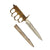 Original U.S. WWI Model 1918 Mark I Trench Knife by AU LION with Steel Scabbard Original Items