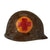 Original U.S. WWII Unit Marked Medic M1 Helmet Liner By CAPAC - 323d Medical Battalion, 98th Infantry Division Original Items