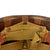 Original U.S. WWII Named Medic M1 Helmet Liner by Westinghouse with Period Camouflage Paint Job Original Items