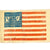 Original U.S. WWII Service Worn Paratrooper D-Day Invasion American Flag Oilcloth Armband with Safety Pin Original Items