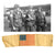 Original U.S. WWII Service Worn Paratrooper D-Day Invasion American Flag Oilcloth Armband Original Items
