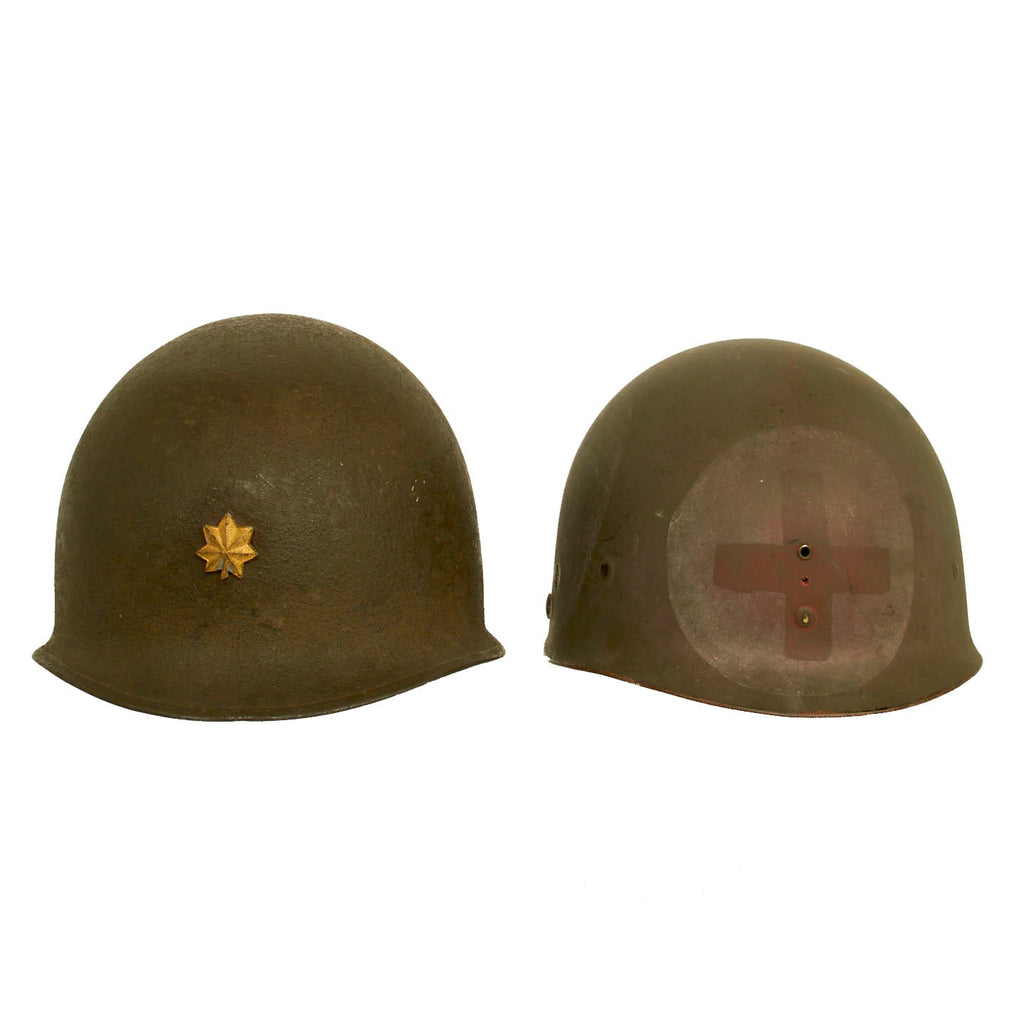 Original U.S. WWII M1 Paratrooper Helmet with 4 Panel Medic Westinghouse Jump Liner Original Items