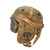 Original U.S. WWII Officer-Named M38 Tanker Helmet by Sears with Earphones and Polaroid Model 1944 Goggles Original Items